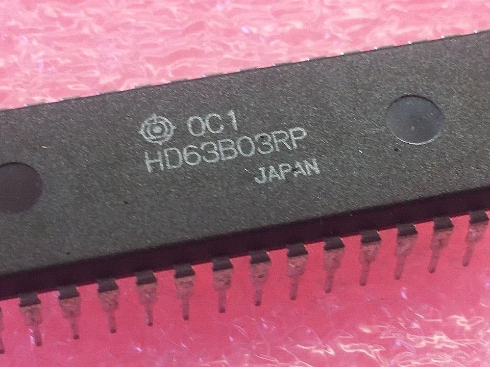 Chip microcontrolador IC HD63B03RP DIP-40 CMOS 3 piezas Foto 2 de 4