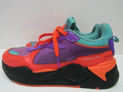 Puma RS-X Para hombres Talla 7 C estrecho tenis De Correr Púrpura de Cuero  Naranja Quemado | eBay