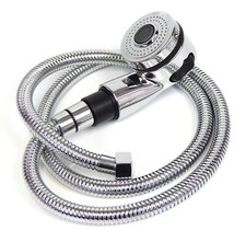Salon Shampoo Unit Bowl Hair Sink Replacement Part Sprayer Hose 1/2" Connectors