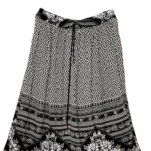 One Size Xs To L Indian Ethnic Floral Maxi Long Skirt For Women Boho Hippie P54 - Picture 3 of 4