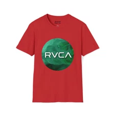 RVCA Outlaw Surf Green Marble Logo T-Shirt