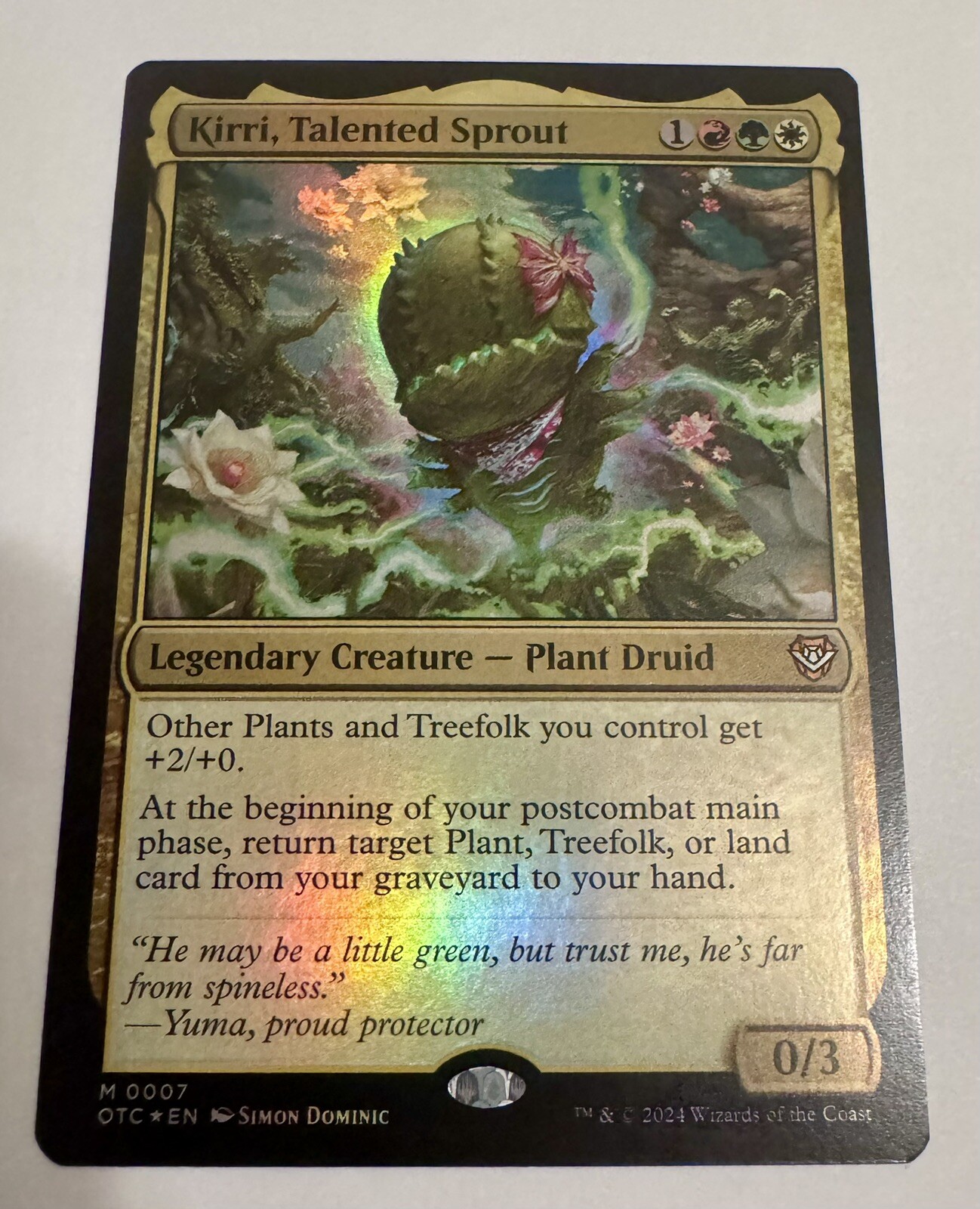 Talented Sprout Kirri, Talented Sprout Foil| NM Outlaws of Thunder Junction MTG | eBay