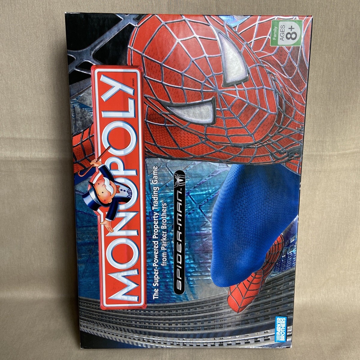 2006 Spider-Man Monopoly Parker Brothers Marvel Board Game 100