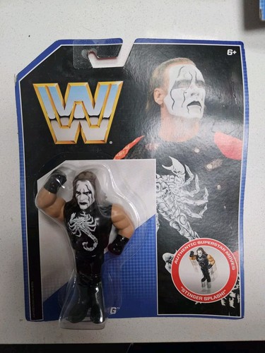 NEW WWE Mattel Retro Wrestling Figure Sting Series...