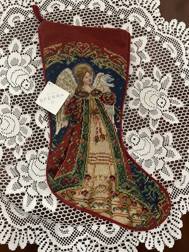 Sferra needlepoint christmas stockings