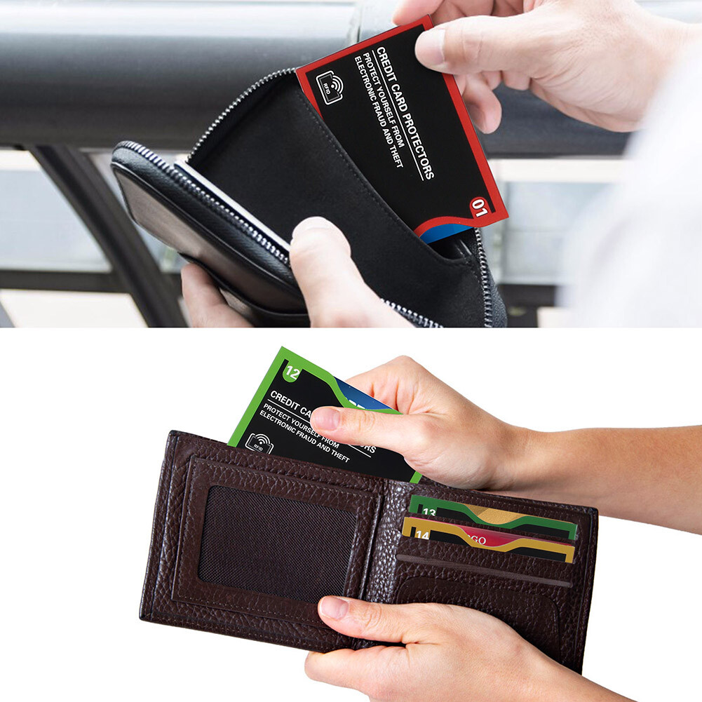 credit card protection sleeves reviews Set of 20 Rfid Blocking Sleeves 16 Credit Card & 4 Passport Protector Sleeves main image 0