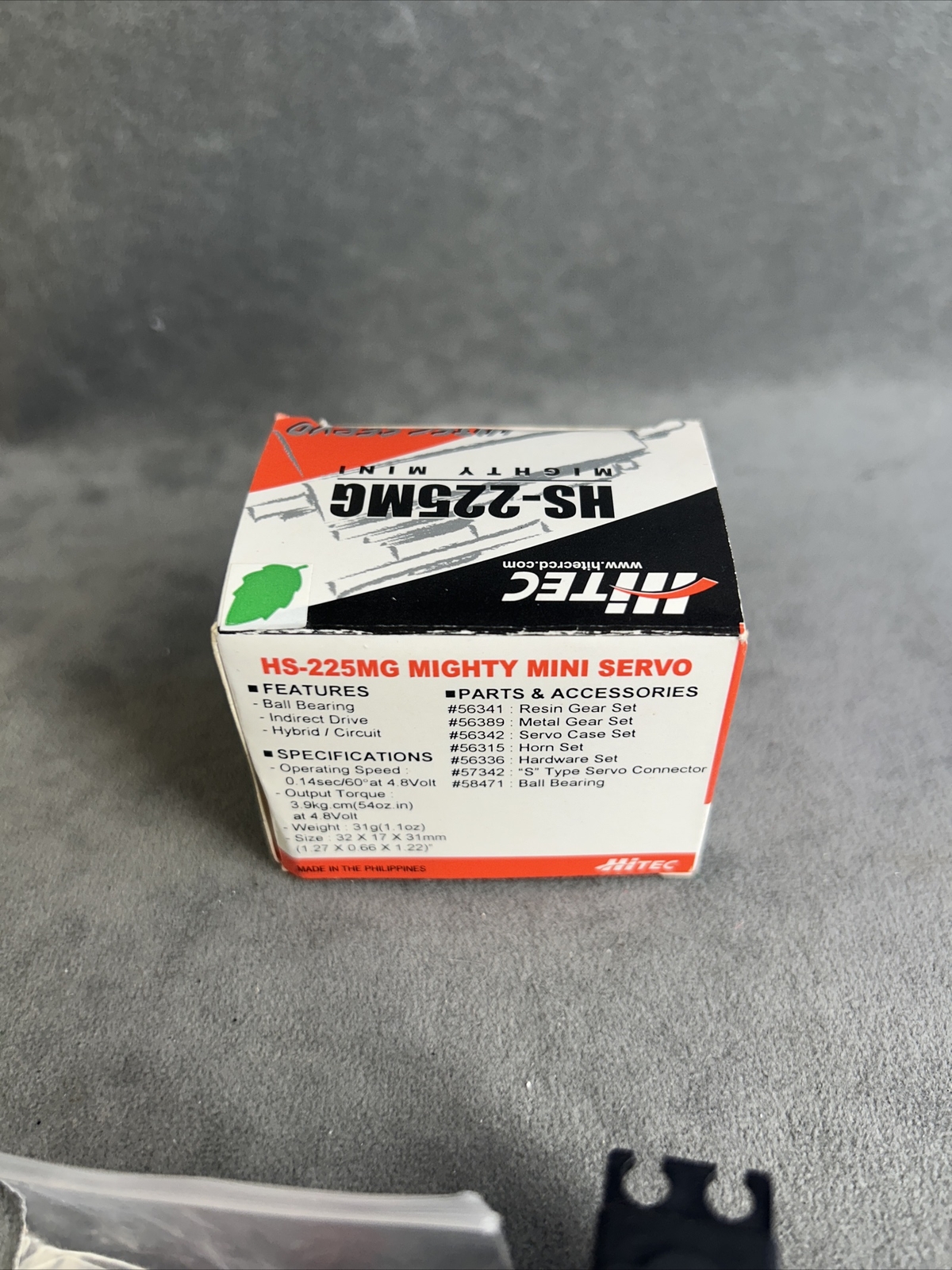 Hitec HS225MG Mighty Mini Metal Gear BB RC Servo HS225MG HS225 225MG Open Box 669962320122 eBay