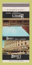 Matchbook Cover - Coffee's Bakersfield Fresno CA Clothes 30 Strike