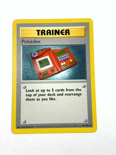 99 Pokedex Trainer 1999 87/102 Rare Pokemon Shadowless - Picture 2 of 12