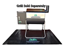 Green Mountain Grills 48" x 36" Inch Floor Mat Protector Easy to Clean GMG-4111
