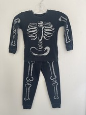 Carter's Unisex Toddler 2-Piece Halloween Skeleton 100 Cotton PJ Set Black 3T