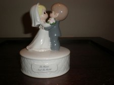 WEDDING CAKE BRIDE GROOM TOPPER FIGURINE NEW NO BOX