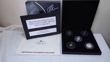 Silver Sovereign 5 Coin Proof Set 2023 "The Love Story" Boxed With COA