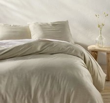 Full/Queen Rayon from Bamboo Duvet Set Light Olive Green - Casaluna