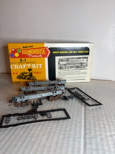 Coches de troncos de metal antiguos MDC Roundhouse #1500 3-26' construidos con Kadees 1:87 | Zustand: New
