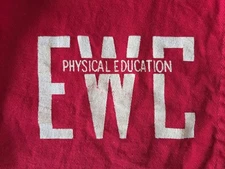 Vintage 1950's Champion Gym Shorts EWC College P.E. Physical Education 