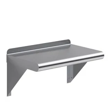 AmGood 10" X 16" Stainless Steel Wall Shelf | Metal Shelving | Garage, Laundr...