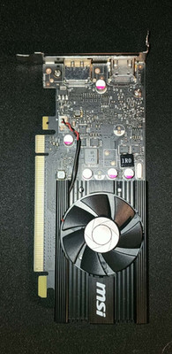 MSI NVIDIA GeForce GT 1030 2GB DDR5 PCIe x16 Graphics Card HDMI DisplayPort. 