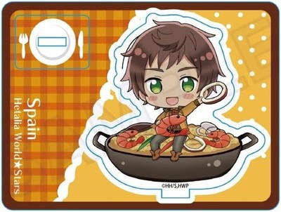 NEW Hetalia World Stars Spain Mini Acrylic Stand Yummy! Ver. Official Japan