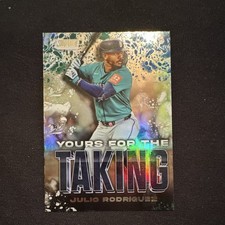 Topps Stadium Club Yours For The Taking Insert Julio Rodriguez YK-22 2025