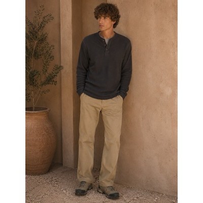 Royal Robbins Mens 40x30 Alpine Road Hiking Pants Khaki Tan Nylon Stretch Travel