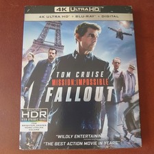 Mission: Impossible: Fallout 4k Ultra HD, Blu-ray, 2018 NEW w/slipcover