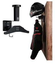 Tactical Gear Holder with Helmet Stand American Flag Color Wall Rack Organizer