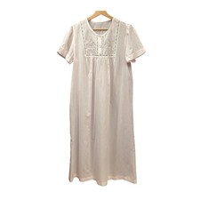 Vintage Unbranded Pink Nightgown Coquette Cottagecore Grandmacore