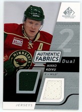 2008-09 SP Game Used Authentic Fabrics Mikko Koivu Jersey #AF-KO