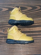 Nike Manoa LTR Boots Wheat Black Toddler Size TC PS BQ5374-700