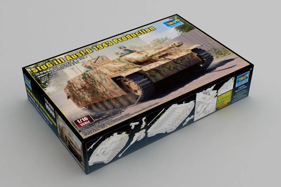 Trumpeter 00946 STUG.III AUSF.G 1943 PRODUCTION 1:16 Kit di modellismo - Immagine 2 di 4