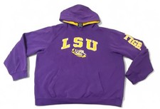 LSU Tigers Colosseum Youth 2-Hit Team Pullover Hoodie - Purple X-Large Or 20