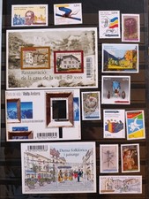 Timbres Andorre Français n°718 à 733 année 2012 Neufs** sans charnière Complet  