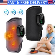 4-in-1 Electric Foot Ankle Massager Brace Pain Relief Heating Vibration Therapy