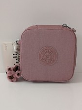 Kipling Luz Joyero Caja Berry Brillo Metálico Rosa Llavero Nuevo Con Etiquetas