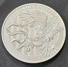Malta 5 Euro 2023 Golden Eagle 1 Oz .999 Fine Silver Round Coin 24739