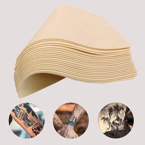 Blank Tattoo Skin Practice - Rayyl 5Pieces Tattoo Practice Skin Soft Silicone... image 2