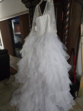 Olec Cassini Wedding Dress Size 18w White Custom