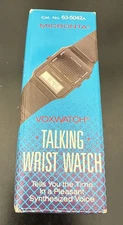 Vintage Micronta Radio Shack  LCD  Watch Talking Wrist Watch Still in Box