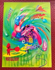Virtual Boy Swirl Nintendo Print Ad Poster Art 8”x 10.5” Vintage Vtg Rare Page