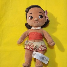 Disney Store Moana Animators Collection Plush 12" Stuffed Toddler Doll Damaged