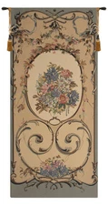 Caroline Blue Belgian Tapestry Wall Hanging