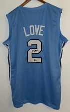 Caleb Love Signed North Carolina Tar Heels Jersey (NBA Rookie) Beckett BAS COA