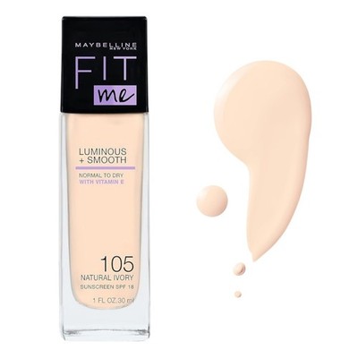 Maybelline Fit Me Luminous Smooth Foundation LSF 18 30ml Wählen Sie Ihren Farbton