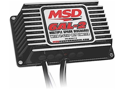MSD 64213 6Al 2 Ignition Control/Nuilt In 2 Step Rev-Limiter/Black