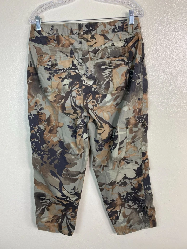 Pantalones Chicos Mujeres Camuflaje Verde Talla 12 Utilidad Senderismo Camping Boho Exterior Foto 2 de 4