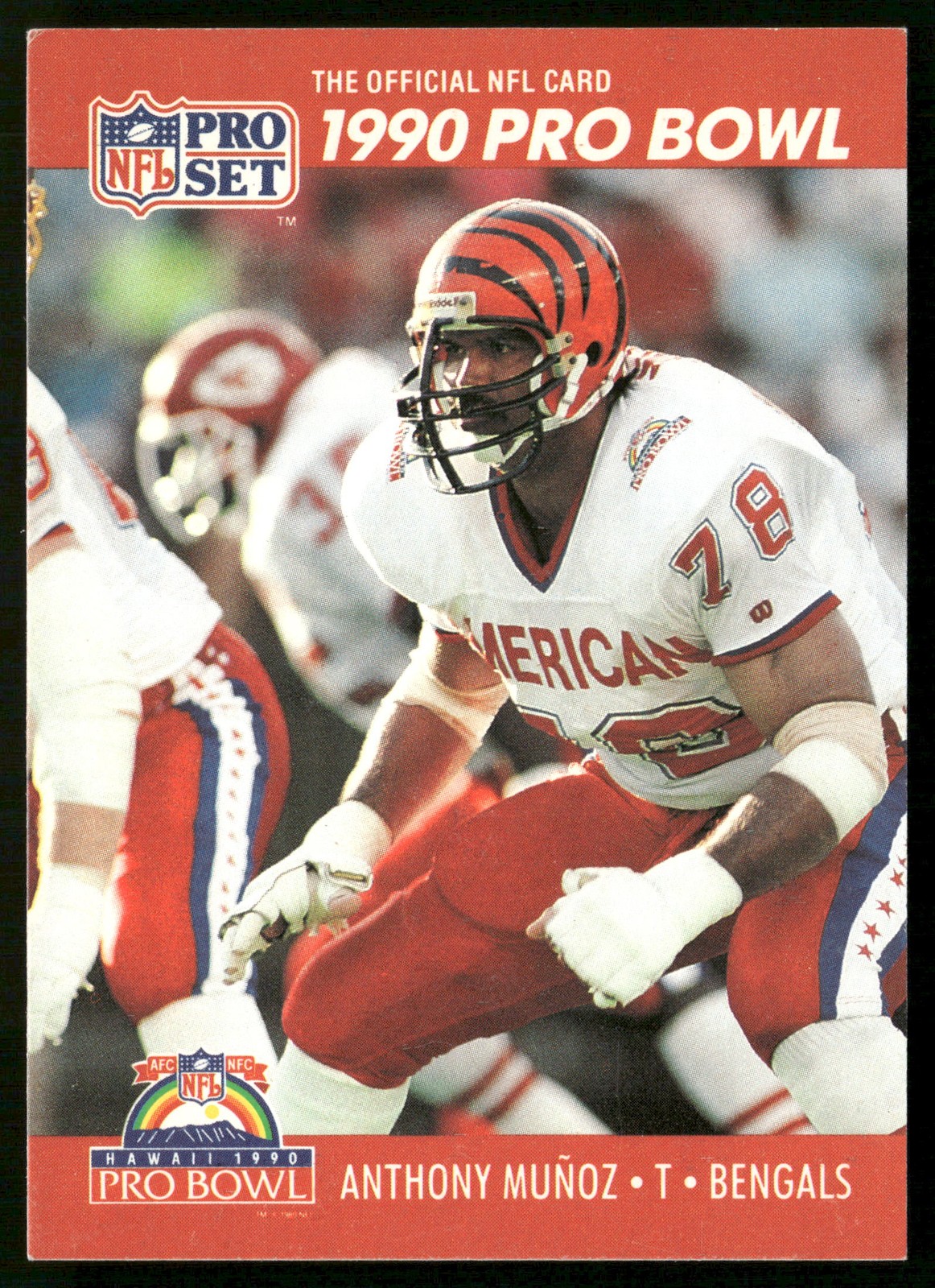 1990 Pro Set FACT Cincinnati #361 Anthony Munoz