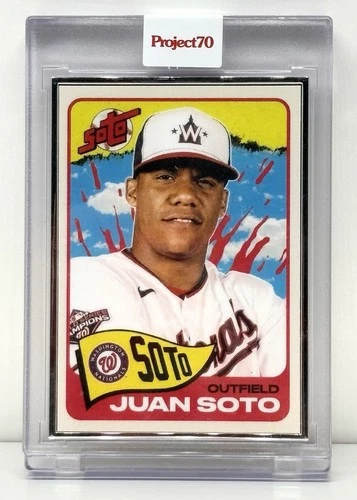 2021 Topps Project 70-Juan Soto #161 Artist Tyson Beck Silver Frame Proof #’d/51
