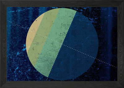 23,5°: Axial neigbar der Erde gerahmtes Wandbild Poster Leinwanddruck Bild