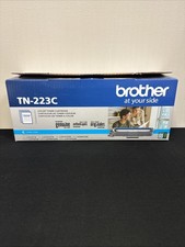 Brother Genuine TN223C Cyan Toner Cartridge - Opened Box Factory Sealed Bag